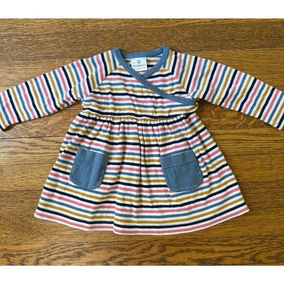 Hanna Andersson Girls' Striped Dress Set Size 3-6 Months - Picture 2 of 4